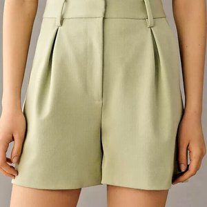 Anthropologie Favorite Daughter FAVORITE SHORTS 18 garden green Refresh mom boss